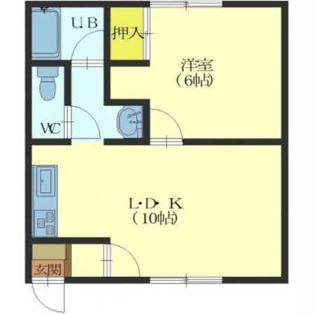 石垣アパートの物件間取画像